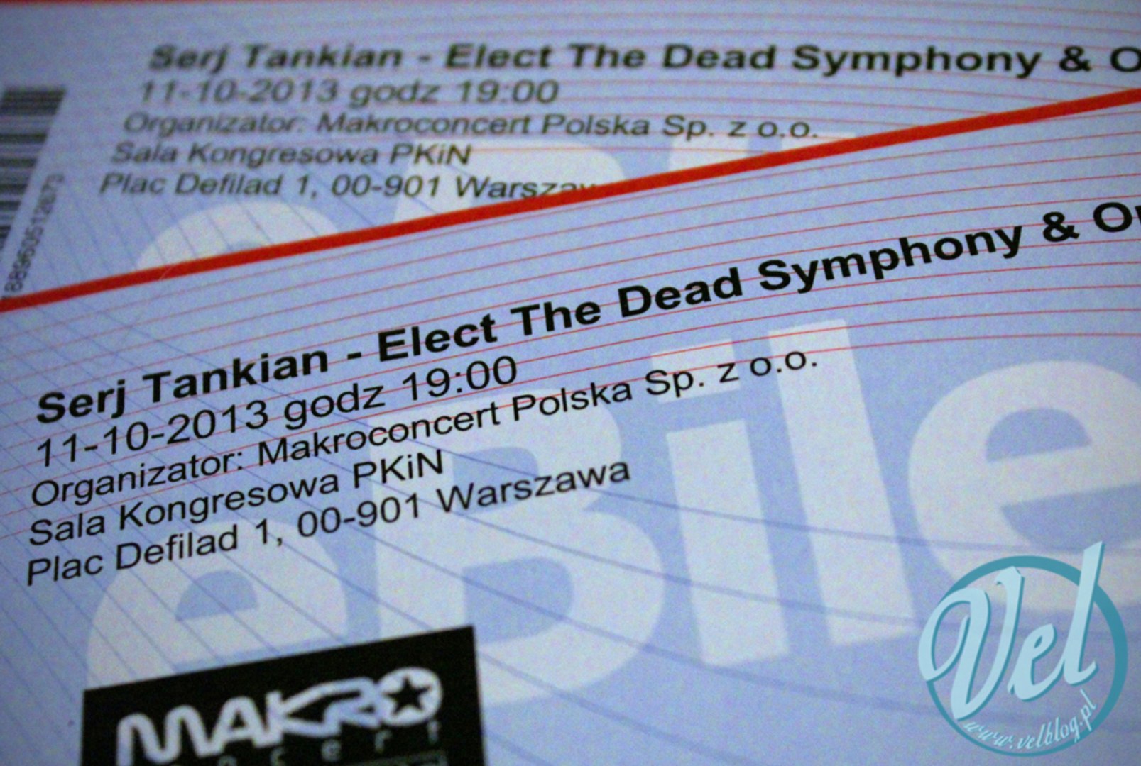 B jak… bilety Serj Tankian, Elect The Dead Symphony & Orca!